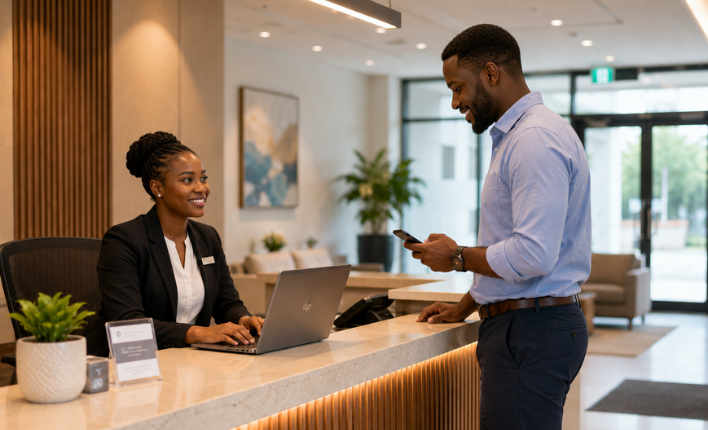 How Automated Visitor Check-Ins Reduce Admin Burden for Reception & Security Teams 